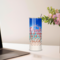 Tumbler styled on a work desk with a laptop and flower vase—ideal for work or relaxing moments.